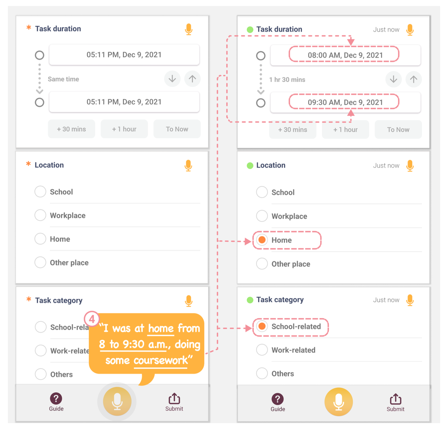 interface of notewordy